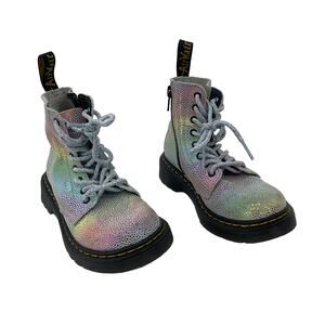 Doc Martens Kids Rainbow Glitter Boots